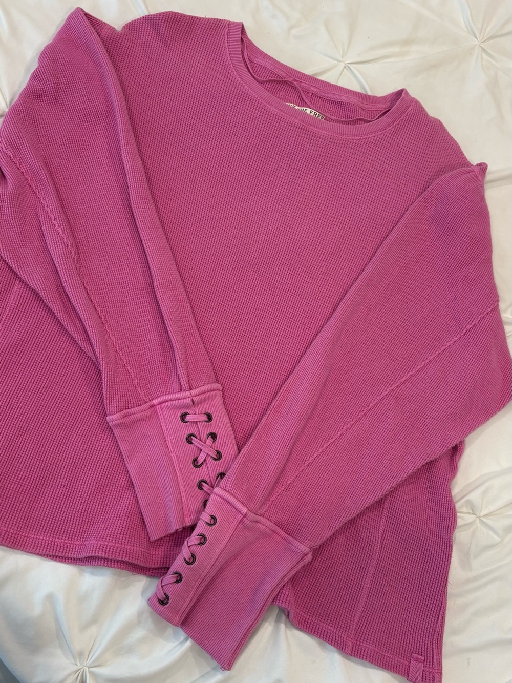 NWT We The Free Waffle Knit Long Sleeve